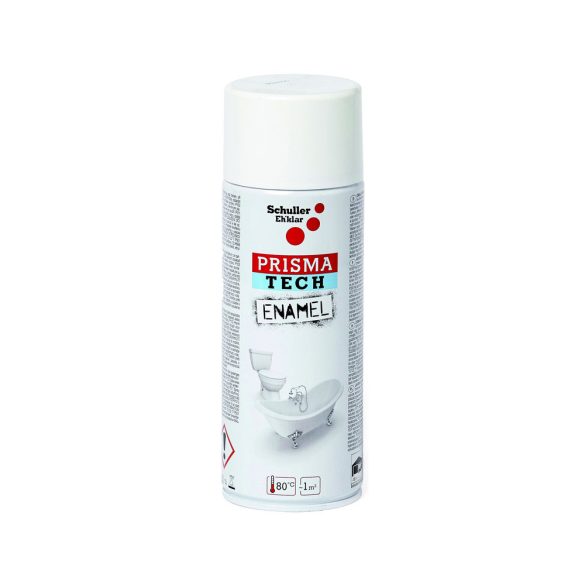 Schuller Prisma Tech Enamel zománc festékspray - fehér - 400 ml