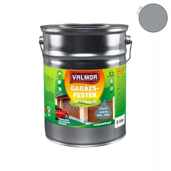 Valmor RAL7001 garázsfesték - ezüstszürke - 5 l