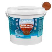   Factor aqua selyemfényű akril vastaglazúr - gesztenye - 20 l