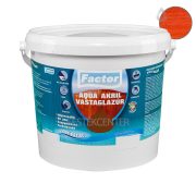   Factor aqua selyemfényű akril vastaglazúr - mahagóni - 20 l