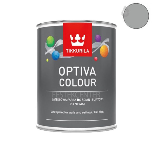 Tikkurila Optiva Colour - beltéri diszperziós falfesték - K499 - Granite - 0,9 l