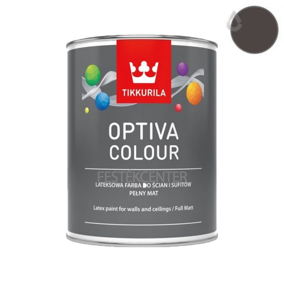 Tikkurila Optiva Colour - beltéri diszperziós falfesték - X501 - Aubergine - 0,9 l