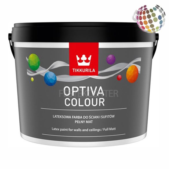 Tikkurila Optiva Colour AP - beltéri diszperziós falfesték - fehér - 2,7 l