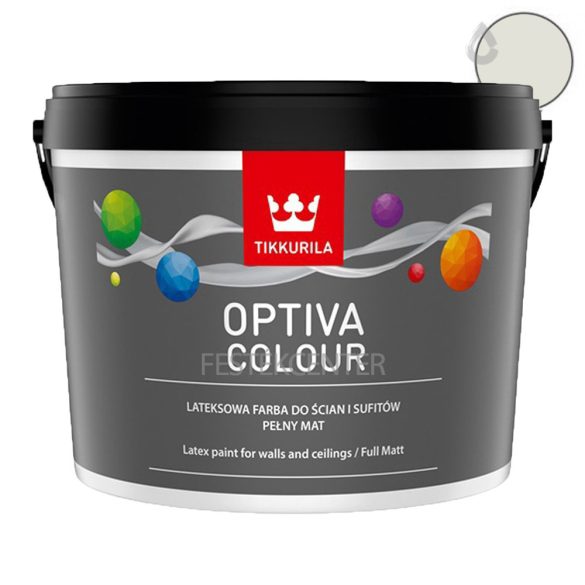 Tikkurila Optiva Colour - beltéri diszperziós falfesték - H497 - Kaolin - 2,7 l