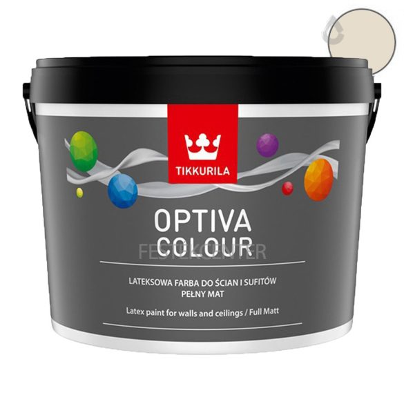 Tikkurila Optiva Colour - beltéri diszperziós falfesték - Y462 - Tofu - 2,7 l