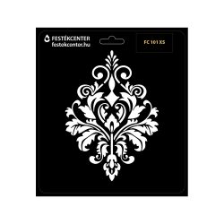 Stencil - 196 × 218 mm - Barokk 01 - XS