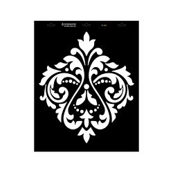 Stencil - 440 × 550 mm - Barokk 02 - L