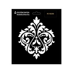 Stencil - 196 × 218 mm - Barokk 02 - XS