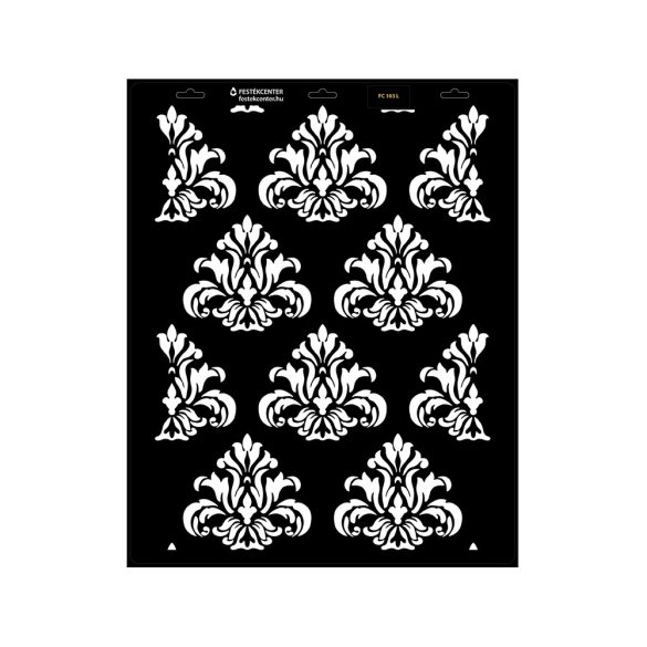 Stencil - 440 × 550 mm - Barokk 03 - L