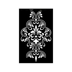 Stencil - 550 × 886 mm - Barokk 05 - XL