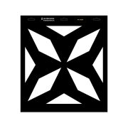Stencil - 396 × 440 mm - Cement 01 - M