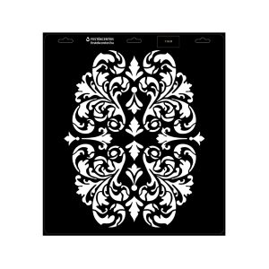 Stencil - 396 × 440 mm - Barokk 04 - M