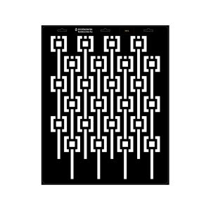 Stencil - 440 × 550 mm - Lánc 01 - L