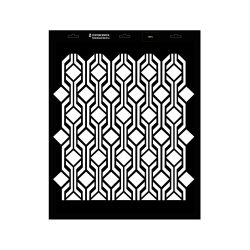 Stencil - 440 × 550 mm - Lánc 02 - L