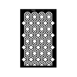Stencil - 550 × 886 mm - Lánc 02 - XL