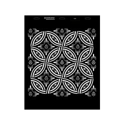 Stencil  - 440 × 550 mm  - Csipke 01 - L