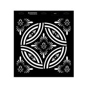 Stencil  - 396 × 440 mm  - Csipke 01 - M