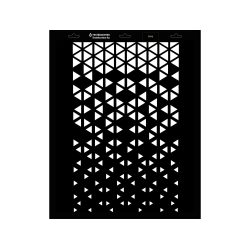 Stencil - 440 × 550 mm - Mozaik 01 - L