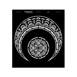 Stencil - 396 × 440 mm - Hold - mandala 01 - M