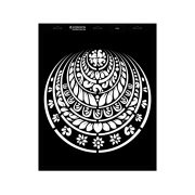 Stencil - 440 × 550 mm - Mandala 10 - L