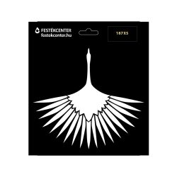 Stencil - 196 × 218 mm - Madár 02 - XS