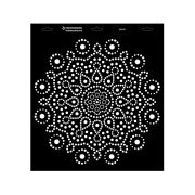 Stencil - 396 × 440 mm - Mandala 11 - M