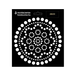 Stencil - 196 × 218 mm - Mandala 11 - XS