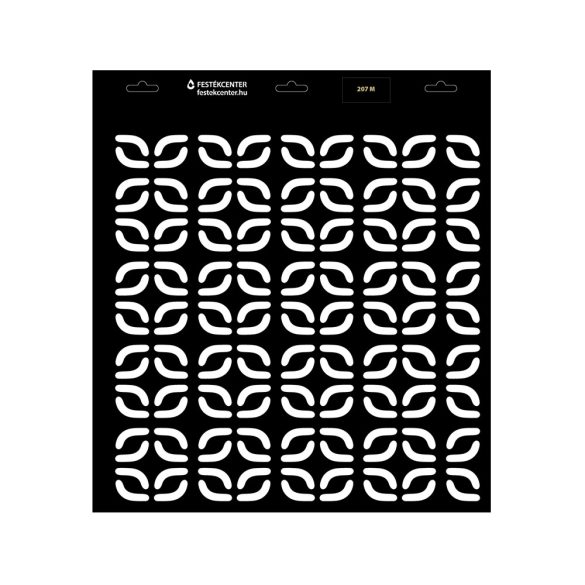 Stencil - 396 × 440 mm - Lánc 03 - M