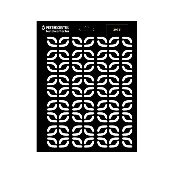 Stencil - 218 × 286 mm - Lánc 03 - S