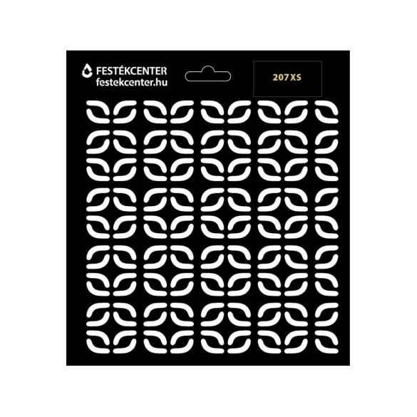 Stencil - 196 × 218 mm - Lánc 03 - XS