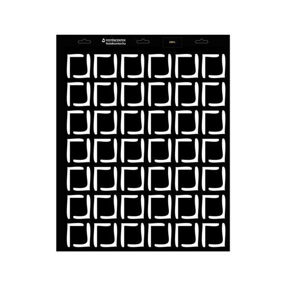 Stencil - 440 × 550 mm - Geometrika 03 - L