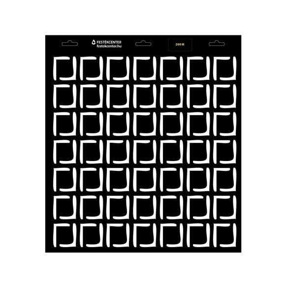 Stencil - 396 × 440 mm - Geometrika 03 - M