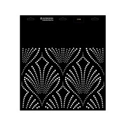 Stencil  - 396 × 440 mm  - Csipke 06 - M