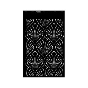 Stencil  - 550 × 886 mm  - Csipke 06 - XL