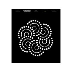 Stencil  - 396 × 440 mm  - Csipke 07 - M