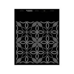 Stencil  - 440 × 550 mm  - Csipke 08 - L