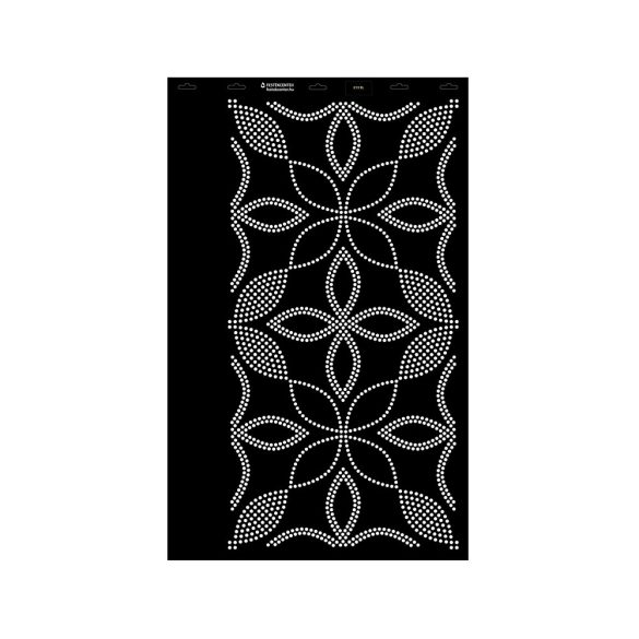 Stencil  - 550 × 886 mm  - Csipke 08 - XL