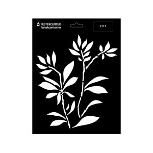 Stencil - 218 × 286 mm - Levél 06 - S