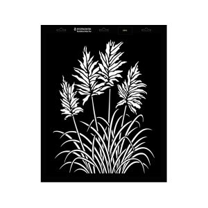 Stencil - 440 × 550 mm - Virág 12 - L