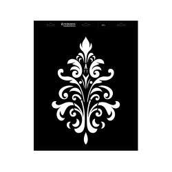 Stencil - 440 × 550 mm - Barokk 06 - L