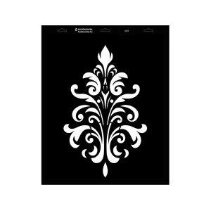 Stencil - 440 × 550 mm - Barokk 06 - L