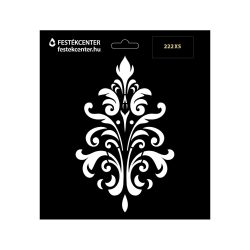 Stencil - 196 × 218 mm - Barokk 06 - XS