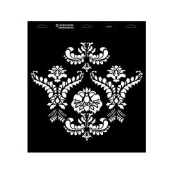 Stencil - 396 × 440 mm - Barokk 07 - M