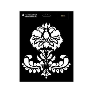 Stencil - 218 × 286 mm - Barokk 07 - S