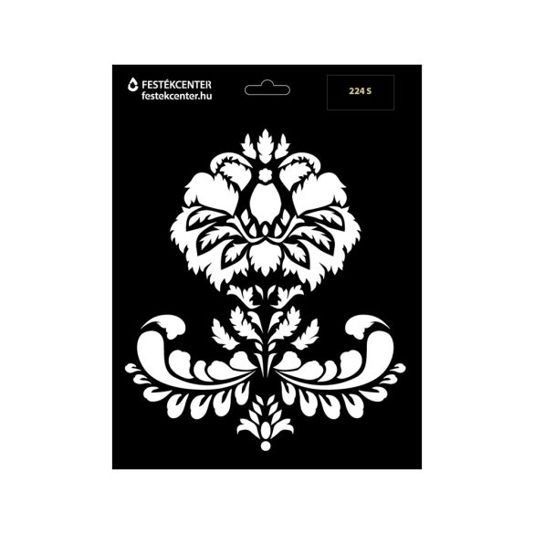 Stencil - 218 × 286 mm - Barokk 07 - S