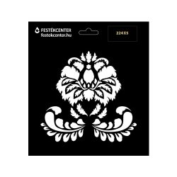 Stencil - 196 × 218 mm - Barokk 07 - XS