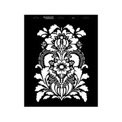 Stencil - 440 × 550 mm - Barokk 08 - L
