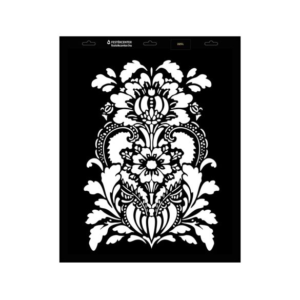 Stencil - 440 × 550 mm - Barokk 08 - L