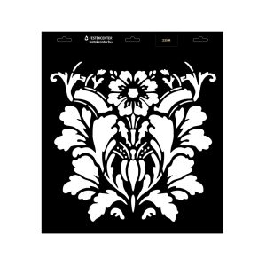 Stencil - 396 × 440 mm - Barokk 08 - M