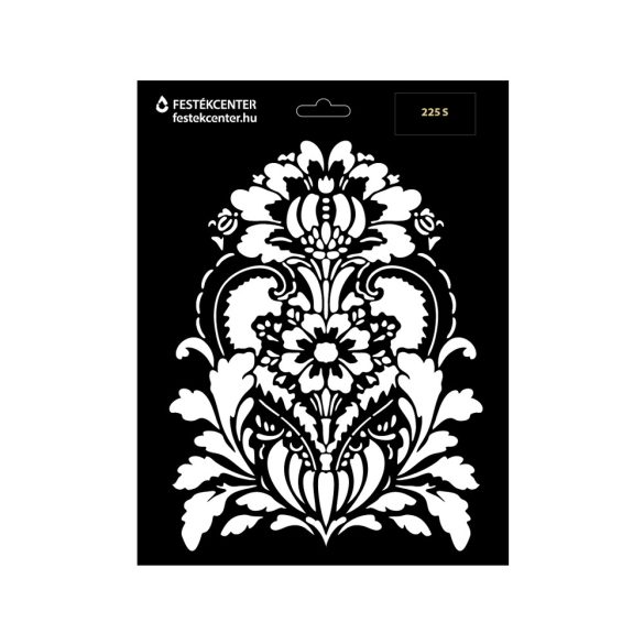 Stencil - 218 × 286 mm - Barokk 08 - S